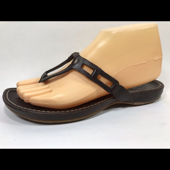 timberland leather flip flops